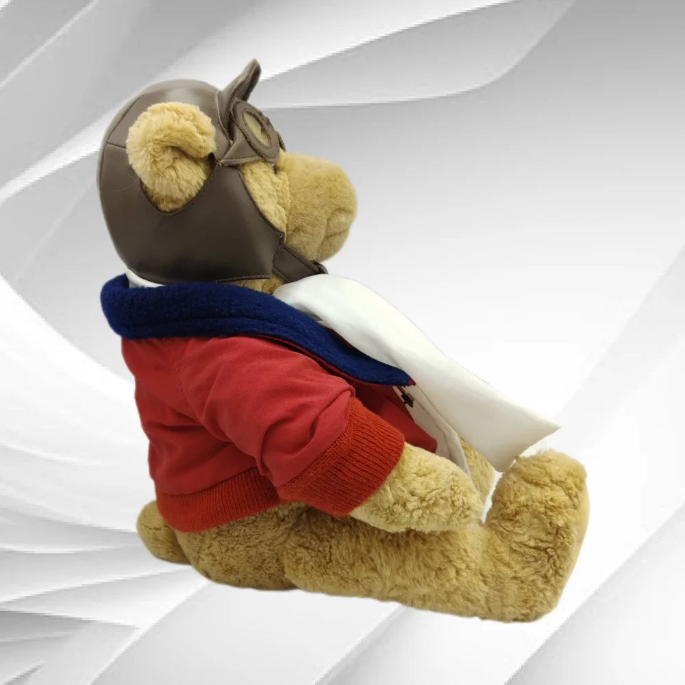 Lands End Gund~ Pilot Explorer Bear Bearon Von Ops Aviator Plush
